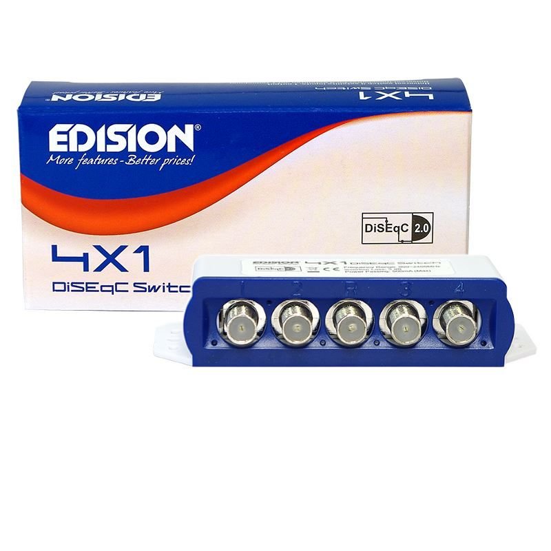 Edision DiSEqC Schalter Switch 4/1 inkl. Wetterschutz