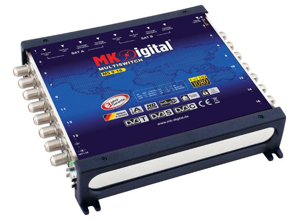 MK-Digital MS 9-16 Multischalter mit LED Kontrollleuchte