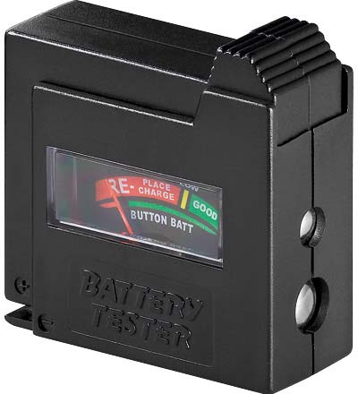 Goobay Batterietester mit Display für Batterie-Zustandsanzeige