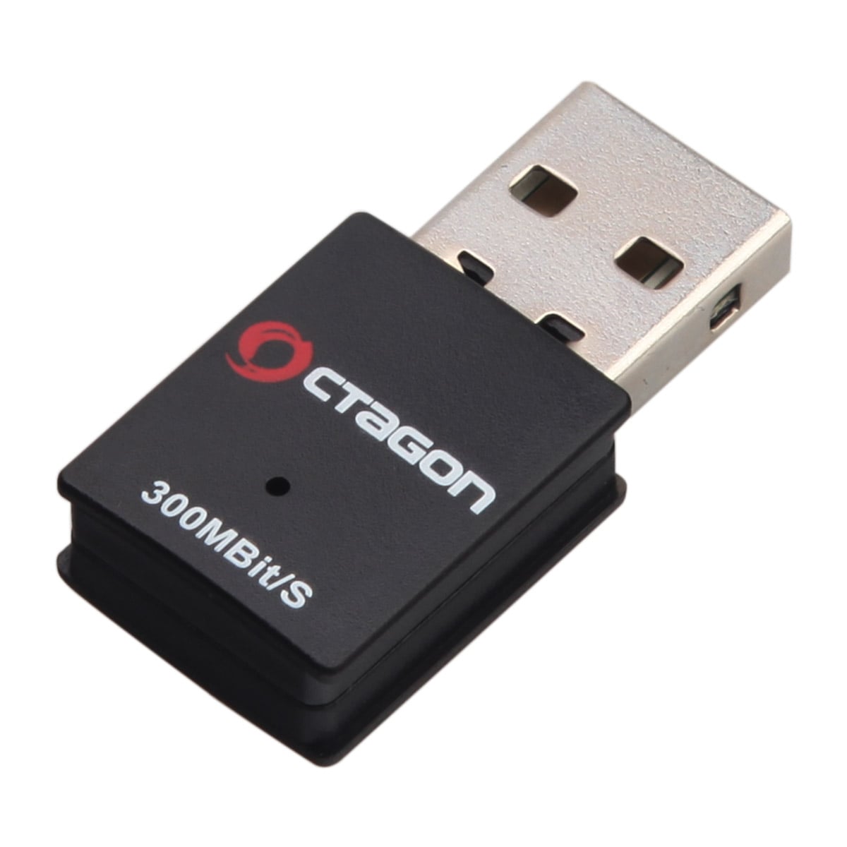 Octagon WL088 Optima WLAN Stick 300 MBit/s, 2.4 GHz WiFi, USB 2.0 Adapter schwarz