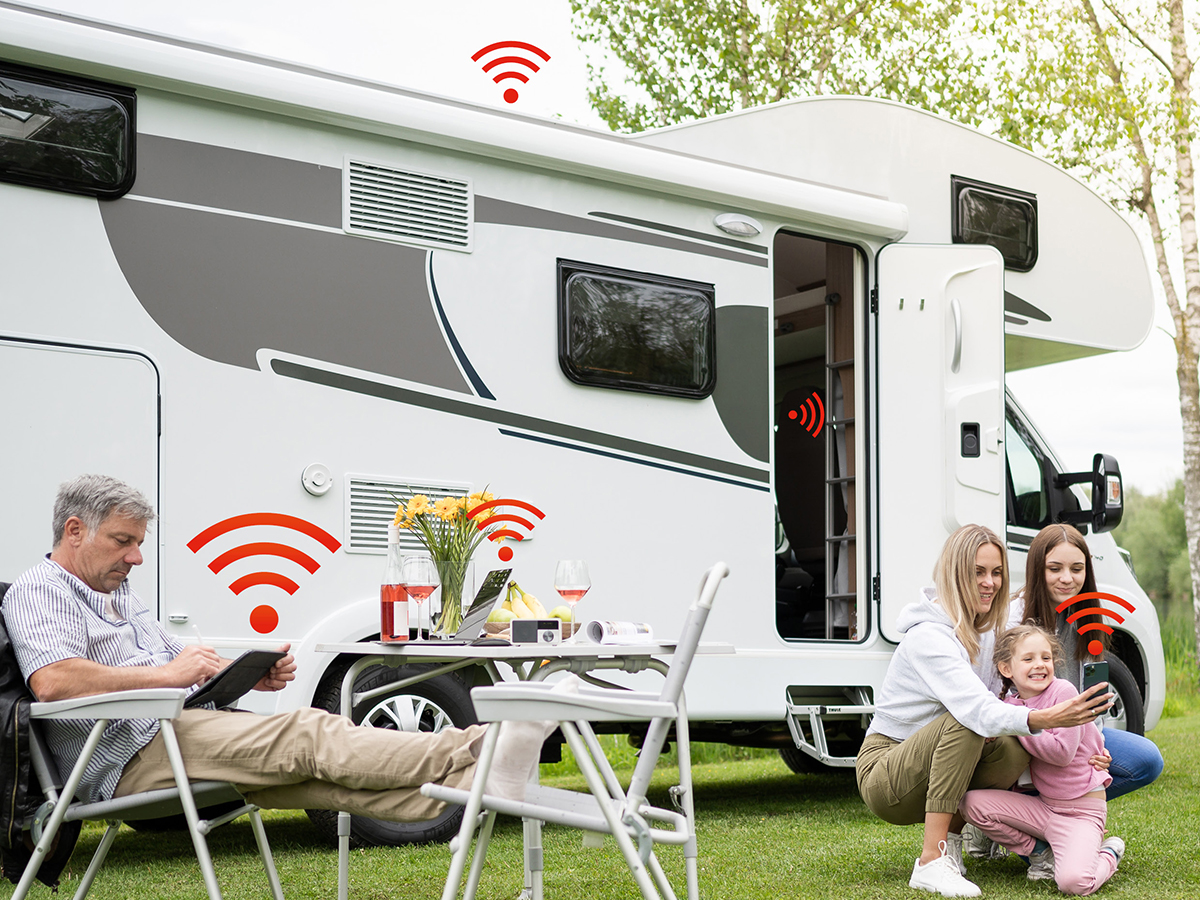 Kathrein CAR 150 WiFi Duo Camping-Router für optimales WiFi rund um Ihr Wohnmobil Kathrein CAR 150 WiFi Duo Camping-Router für optimales WiFi rund um Ihr Wohnmobil