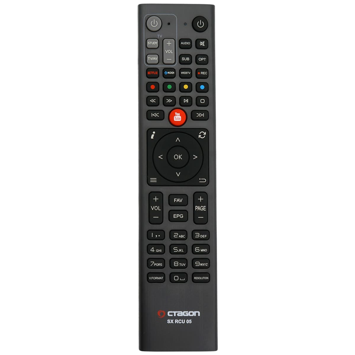 Octagon SX RCU 05 Original Fernbedienung für SF und SX-Serie (SF8008, SX8x, SX88x, SX988)