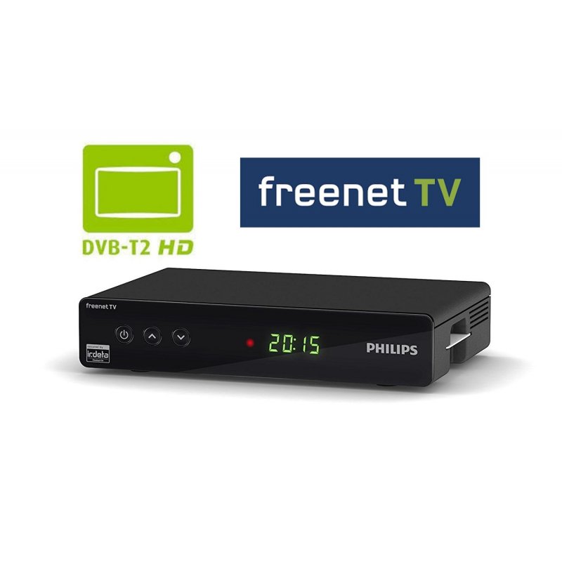 Philips DTR3442B DVB-T2 HD Receiver mit PVR und Netzwerk
