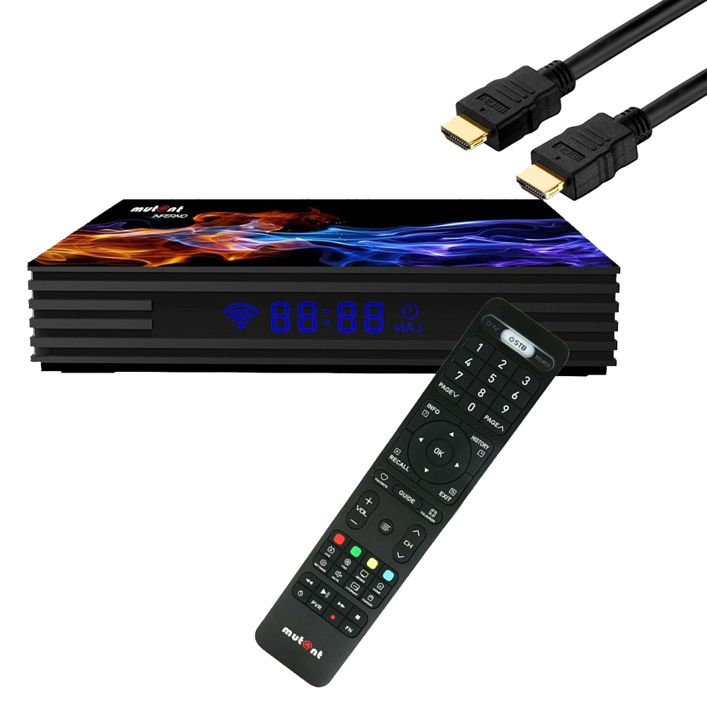 Mutant Inferno 8K 30FPS / 4K 60FPS Android 9.0 Dual-WIFI USB HDMI TV IP Receiver