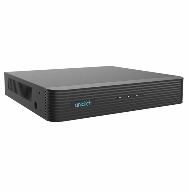 Uniarch NVR-104E2-P4 4-Kanal PoE 4K Netzwerk H.265+ 8MP 3840x2160p Videorekorder