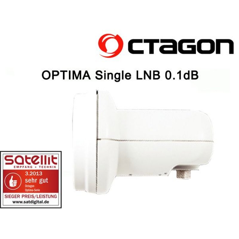 Octagon Single Optima OSLO PLL LNB 0.1dB