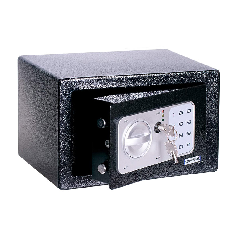 Anadol Tresor Basic – elektronischer Mini-Tresor mit Zahlenschloss & Notfallschlüsse 4L