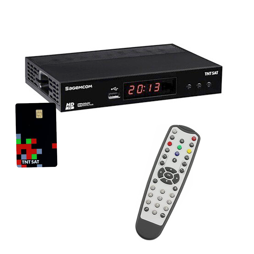 Sagemcom DS81HD HDTV Sat Receiver mit TNT SAT Karte