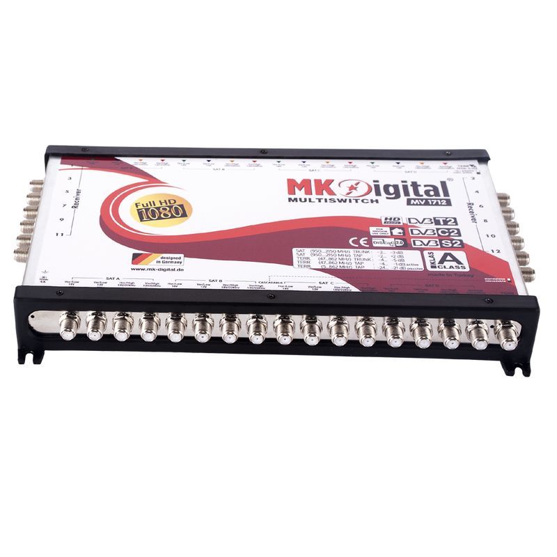 MK Digital MV 1712 Multischalter, Multiswitch SAT Verteiler 17 auf 12 kaskadierbar