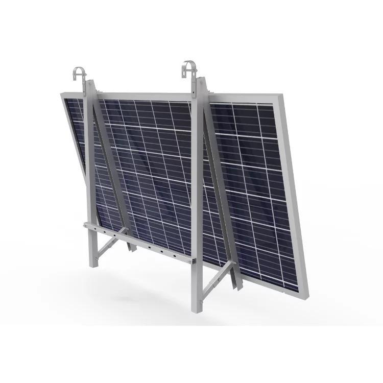 Balkonhalter für zwei PV-Module