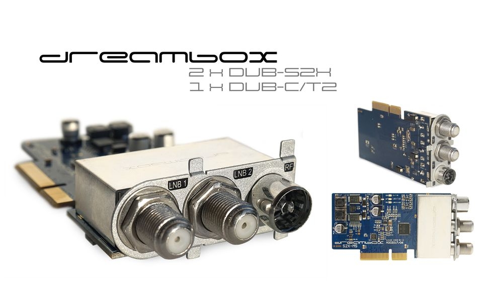 Dreambox Triple 2xDVB-S2X 1xDVB-C/T2 MultiStream Tuner für 820HD 7080HD 900UHD 920UHD