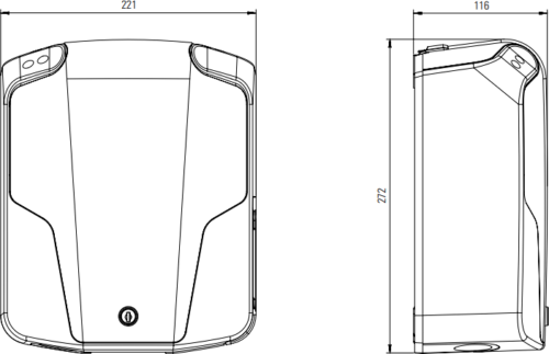 ABL SURSUM 1W1101 Wallbox eMH1 11 kW - Inkl. 6 Meter Ladekabel und FI- Schalter (förderfähig) | Devilcards