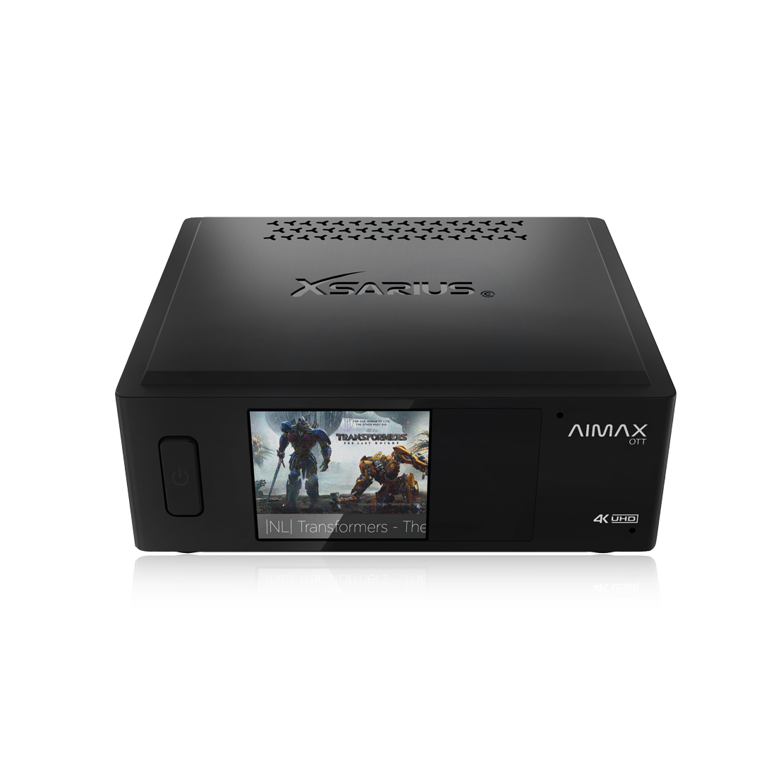 Xsarius AIMAX OTT BT 4K UHD LCD AndroidTV 8.0 Player H.265 WLAN Schwarz