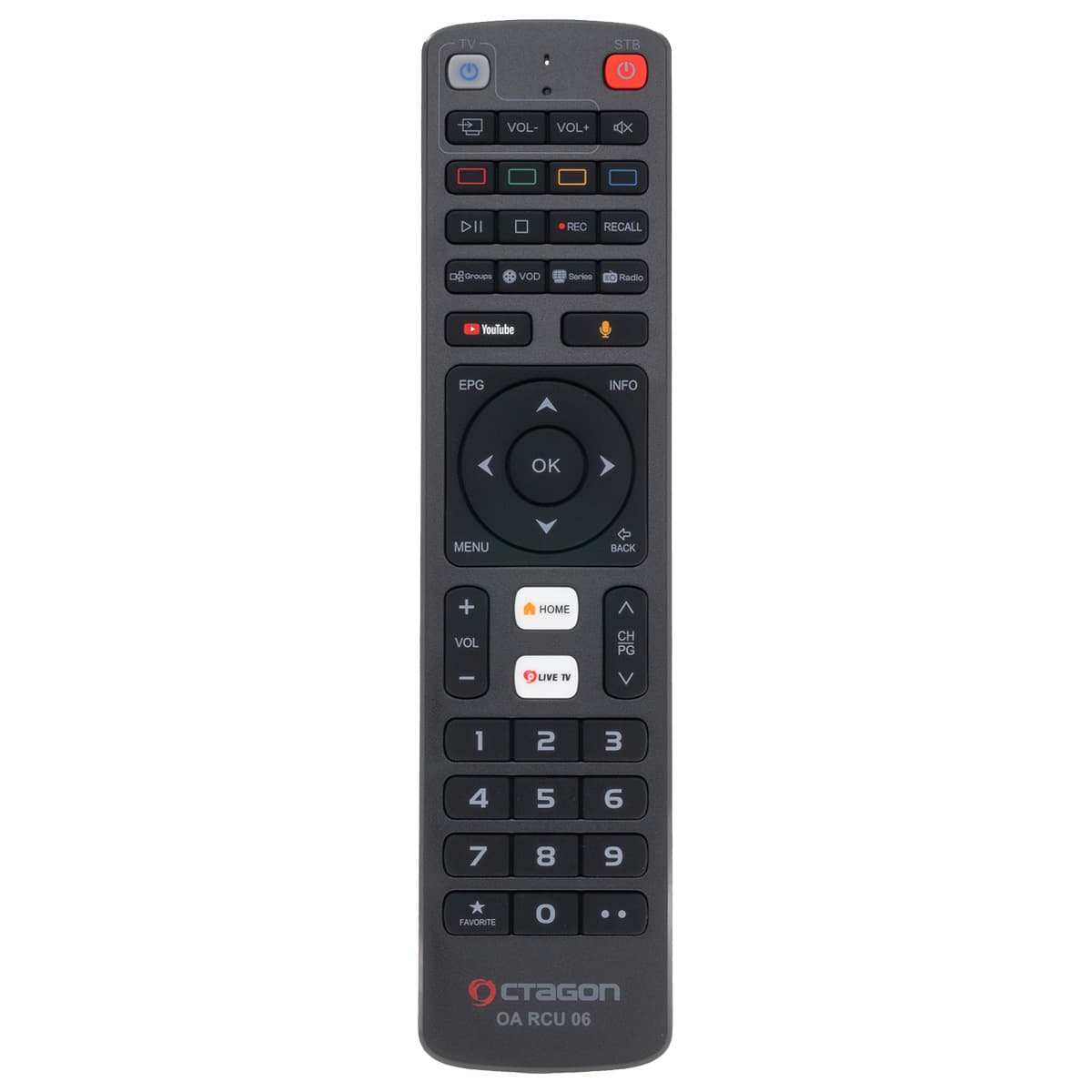OCTAGON SPIRIT 4K UHD HDR10+ ANDROID TV OTT MEDIA STREAMING BOX 5G WiFi