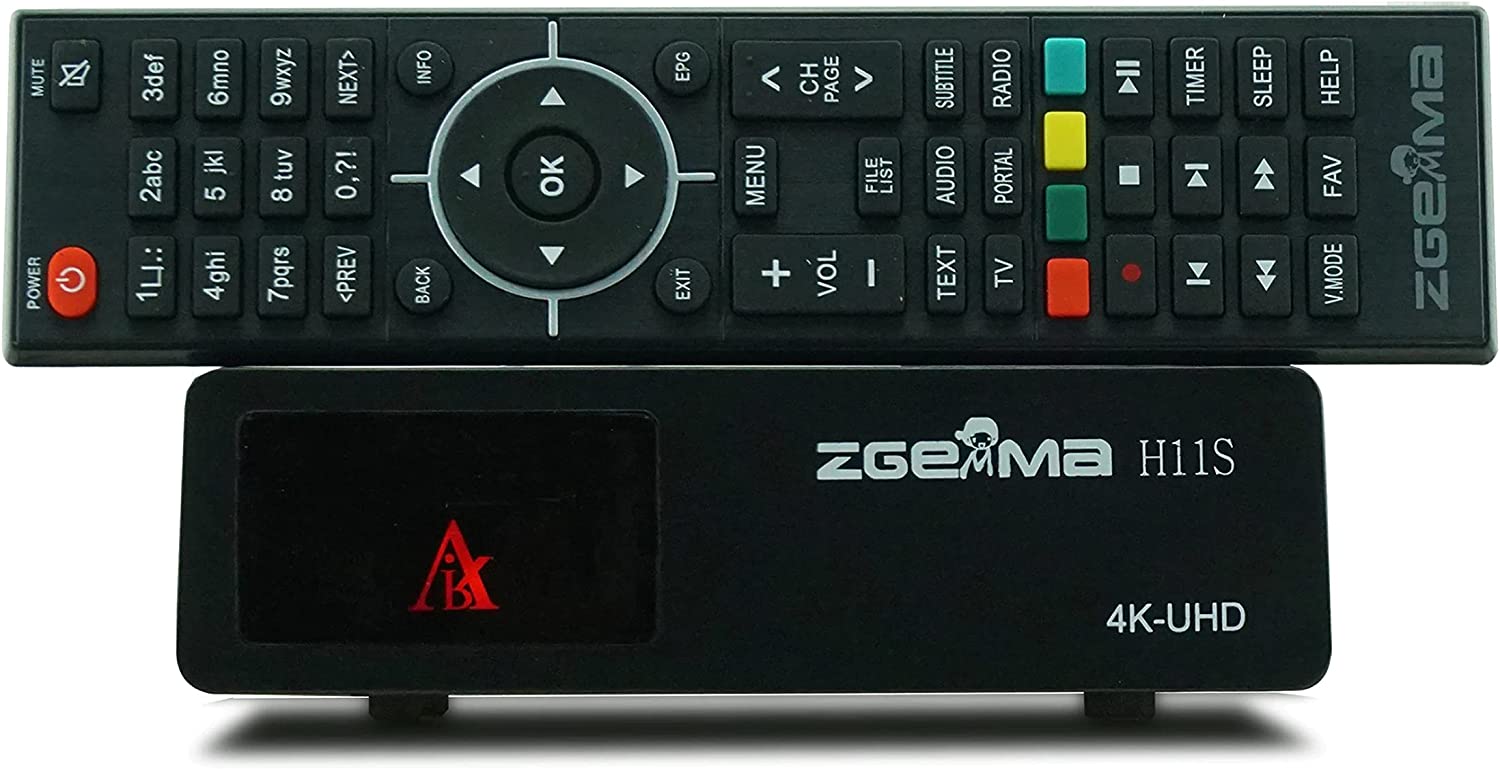 ZGEMMA H11S DVB-S2X 4K UHD Enigma2 Linux Satelliten Receiver