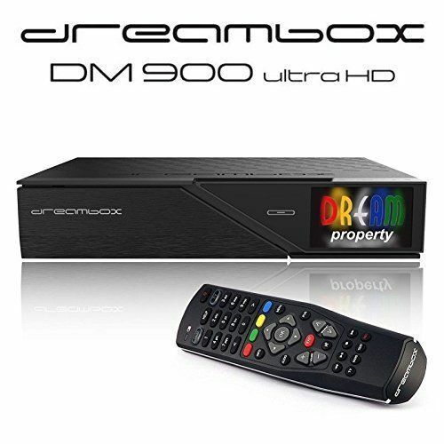Dreambox DM900 UHD 4K 1x Dual DVB-S2X MS Tuner E2 Linux PVR ready Receiver 