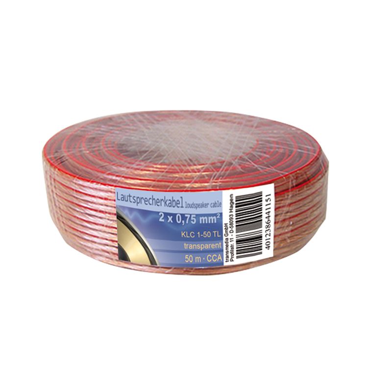 Lautsprecherkabel 2x 0,75 mm² 30m Lang