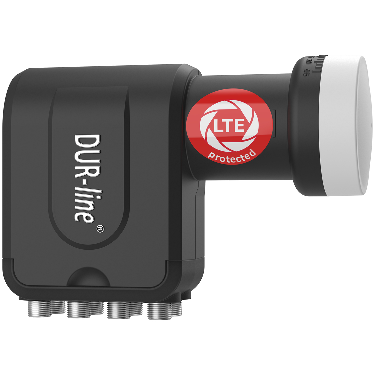 DUR-line +Ultra Octo LNB - 8 Teilnehmer schwarz - mit LTE-Filter