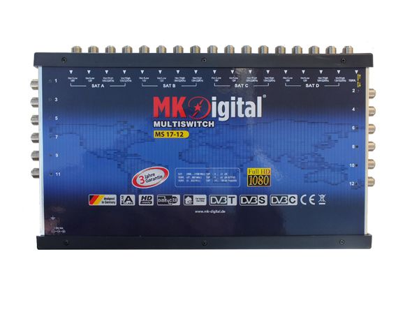MK-Digital MS 17-12 Multischalter mit LED Kontrollleuchte