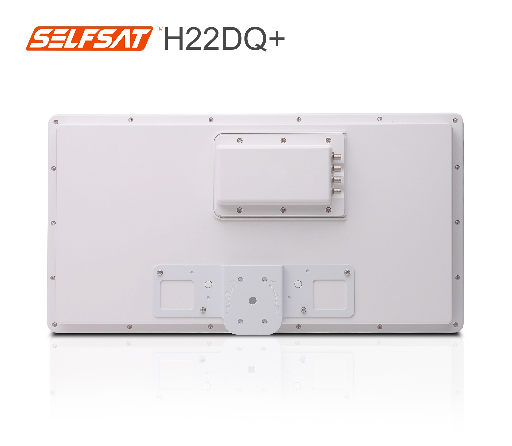Selfsat H22DQ+ Flachantenne mit Quattro LNB