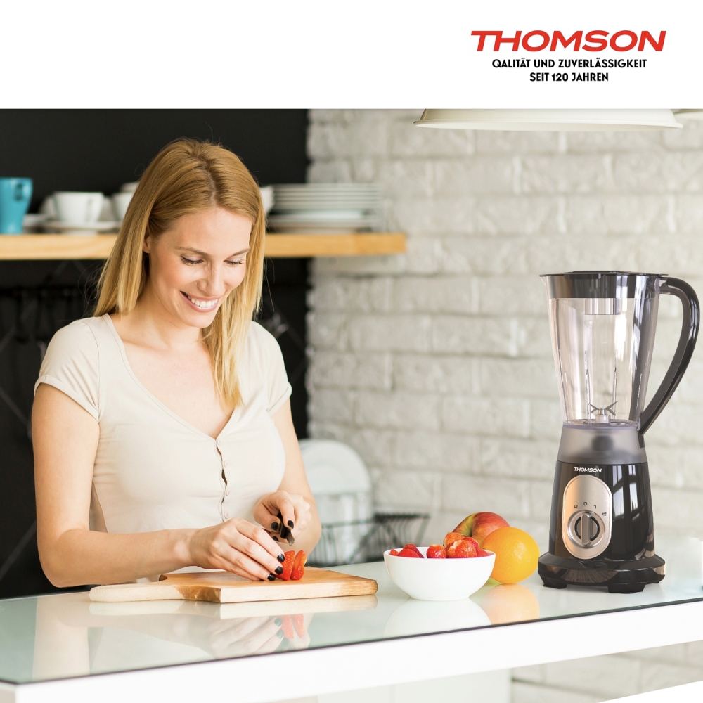 Thomson THBL96BC Standmixer Blender Smoothie Mixer Edelstahlklingen