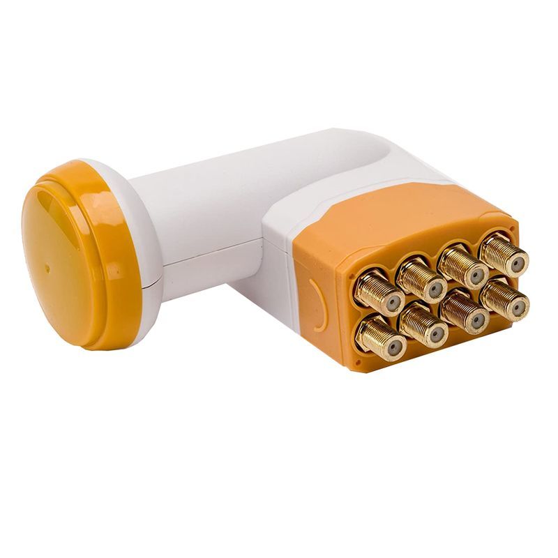 Golden Media Universal High Gain Octo Lnb 0,1dB 4K , Full HD Wetterschutz