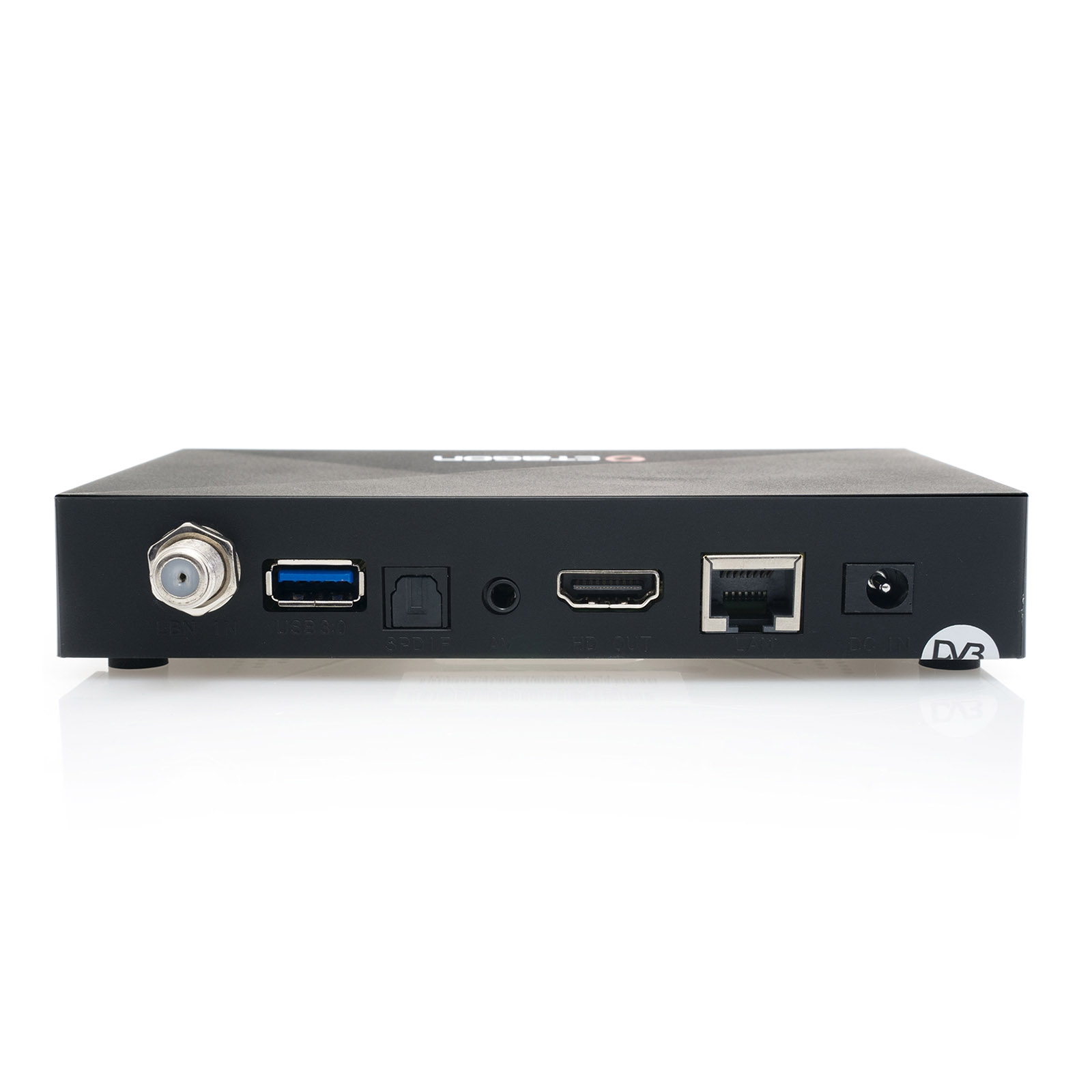 OCTAGON SX88 4K UHD S2+IP HDMI USB Kartenleser H.265 Stalker IPTV Multistream Receiver Schwarz