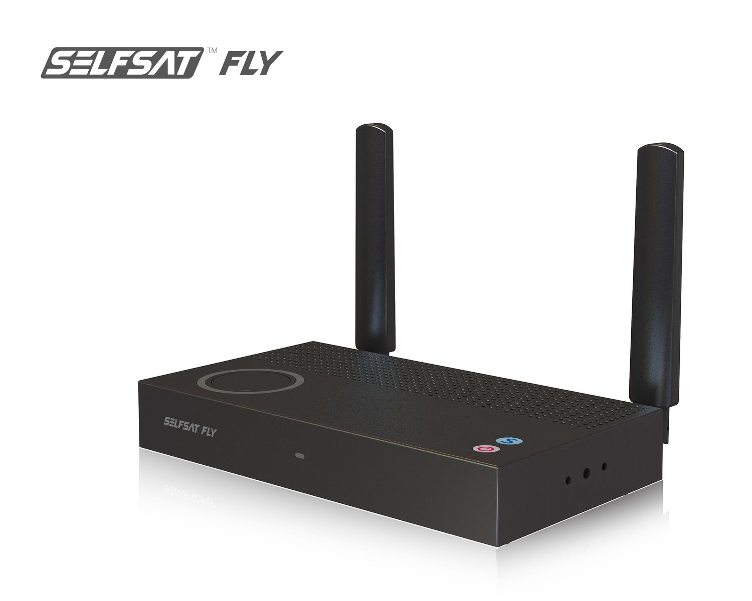 Selfsat Fly-200 Drahtloses Audio Video Übertragungssystem (Full HD, HDMI, USB, für 8 Teilnehmer)