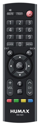 HUMAX HD NANO Free TV Satelliten-Receiver HDMI, Dolby Digital Plus, Unicable schwarz