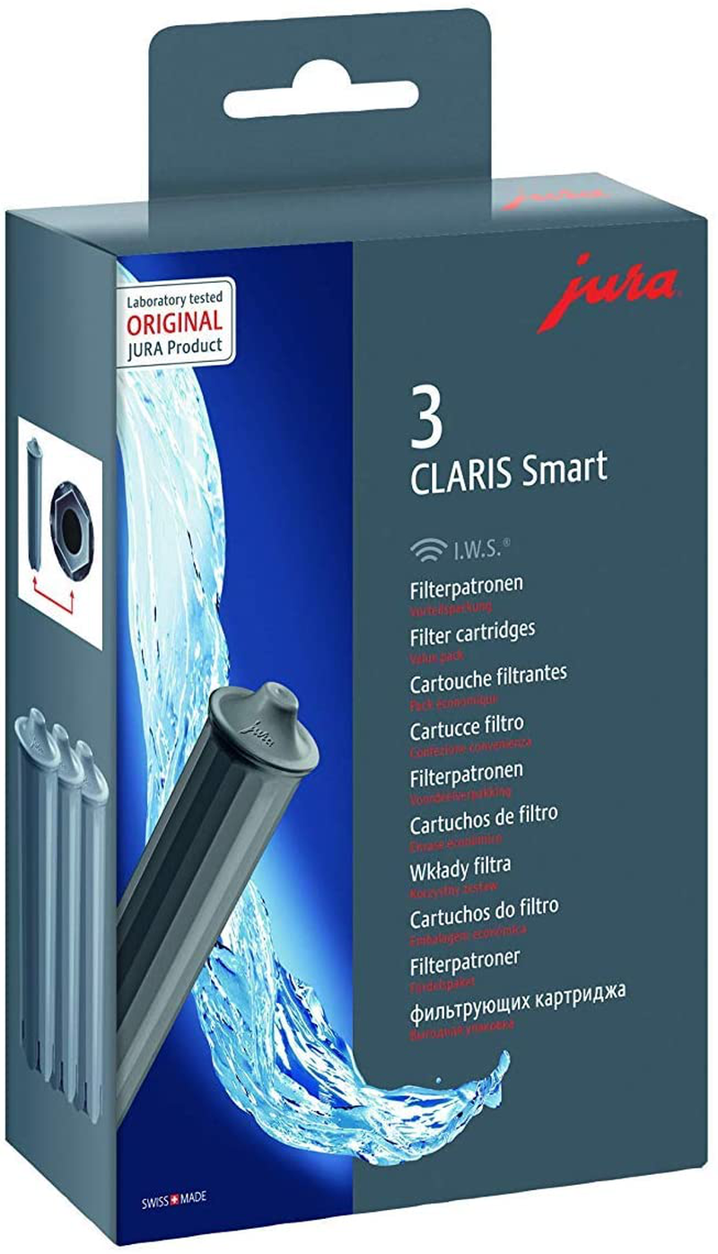 Jura 71794 Claris Smart Filterpatrone 3Stück E6 E8 E60 E80 Z6 S8 D6
