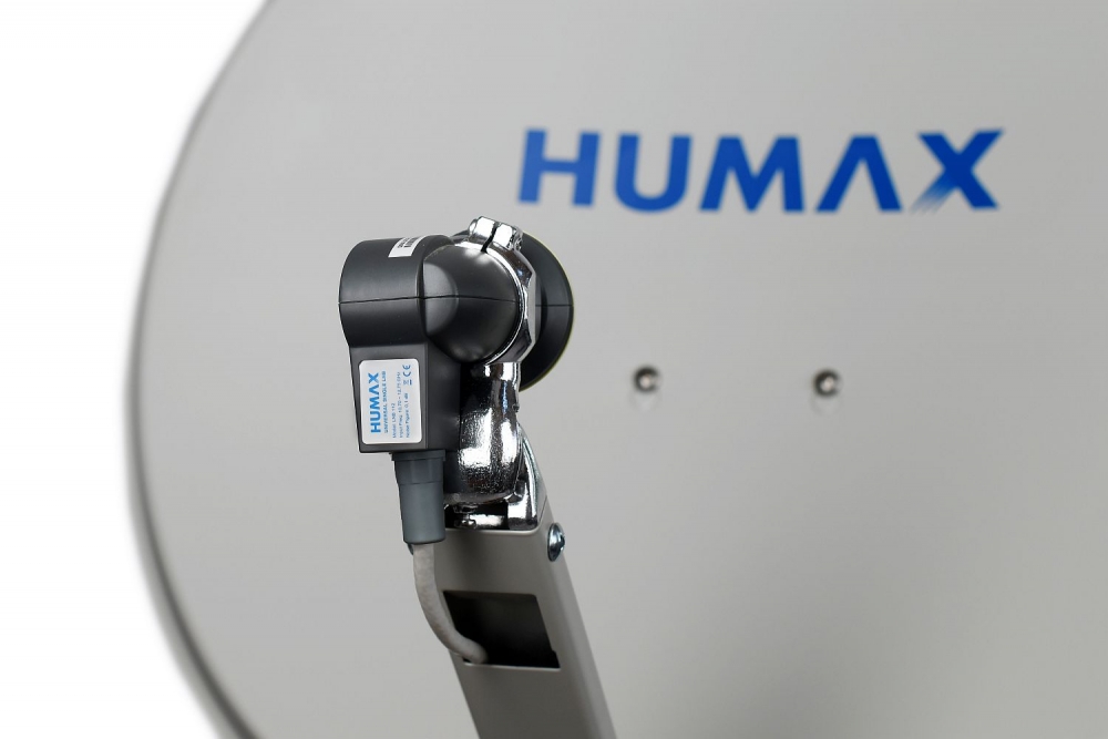 Humax Professional 75cm Alu Satellitenspiegel hellgrau
