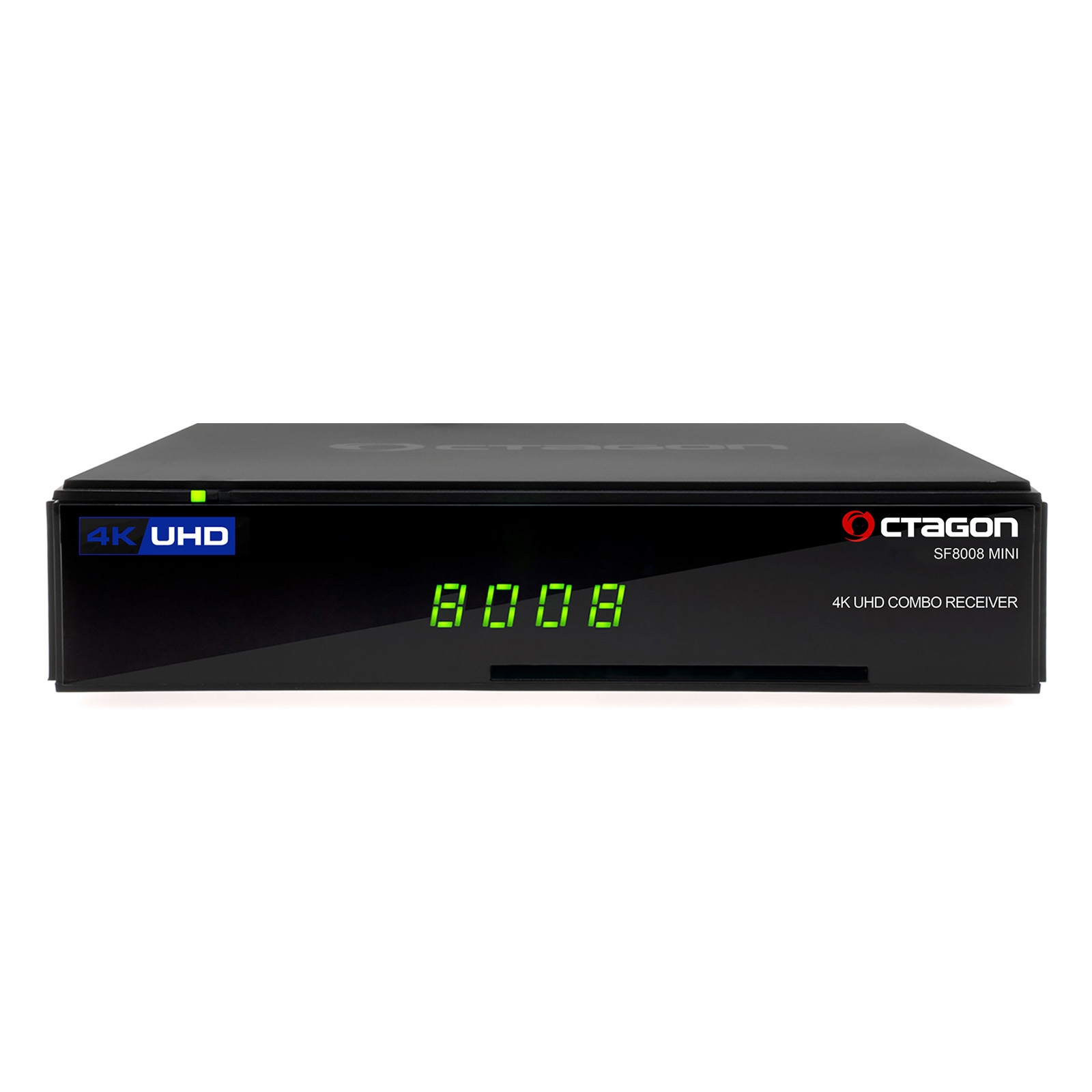 Octagon SF8008 Mini 4K Ultra HD E2 2160p H.265 E2 Linux WiFi 1xDVB-S2X, 1xDVB-C/T2 Combo Receiver
