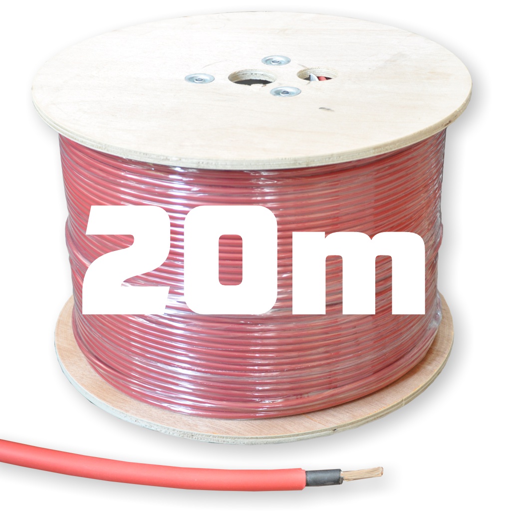 20m Solarleitung rot 4 mm² (H1Z2Z2-K)