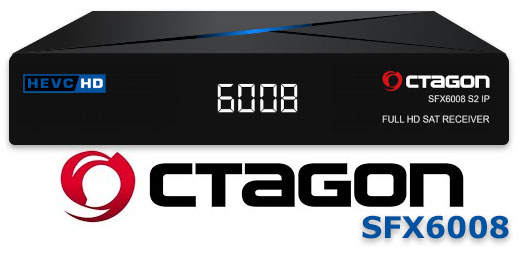Octagon SFX6008 IP Full HD IP-Receiver (Linux E2 & Define OS, 1080p, HDMI, USB, LAN, Schwarz)