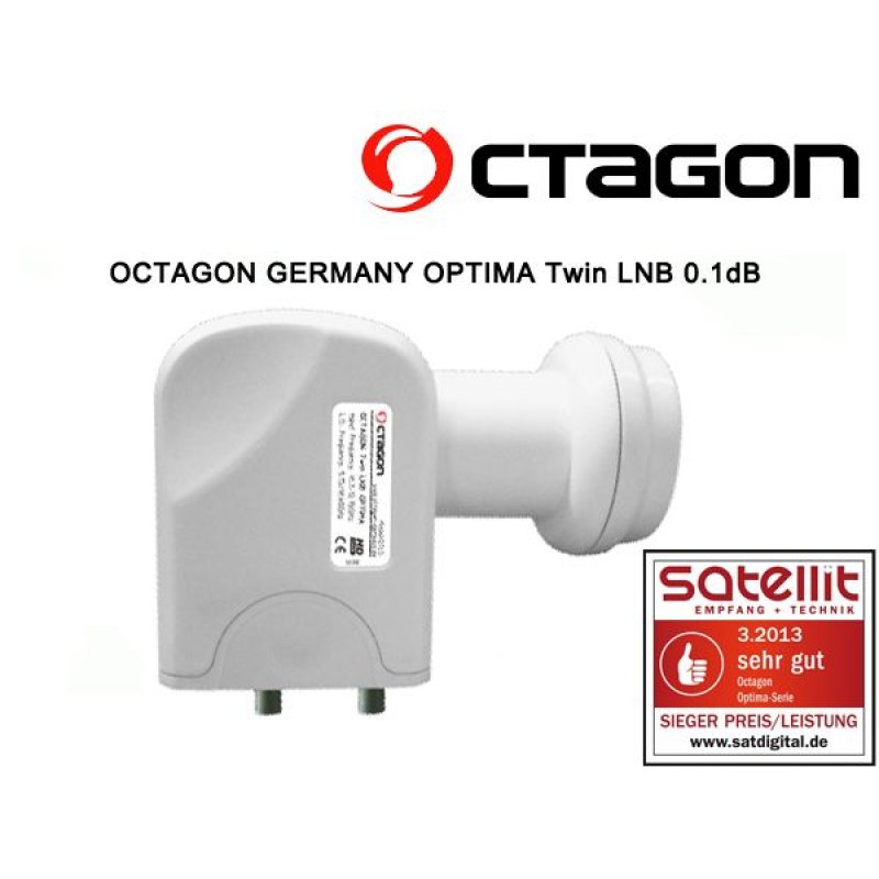 Octagon Twin Optima OTLO LNB 0.1dB 3D Ready