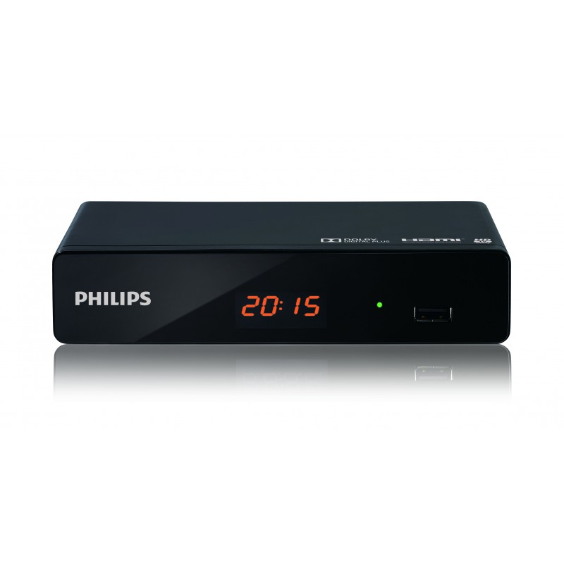 Philips DTR3442B Digitaler Full HD DVB-T2 Receiver Schwarz 