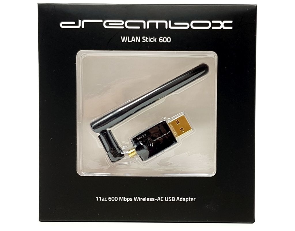 Dreambox Dual Band Wireless USB 2.0 Adapter 600 Mbps inkl. Antenne
