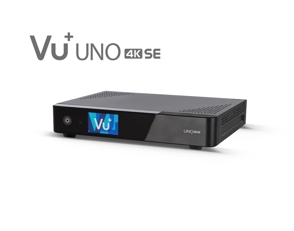 VU+ Uno 4K SE 1x DVB-S2X FBC Twin Tuner 2TB HDD Linux Receiver UHD 2160p
