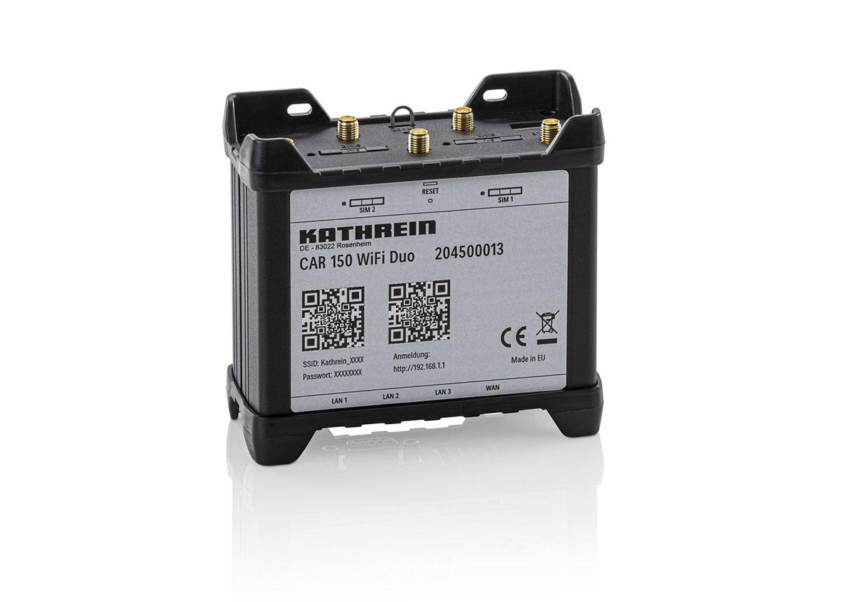 Kathrein CAR 150 WiFi Duo Camping-Router für optimales WiFi rund um Ihr Wohnmobil Kathrein CAR 150 WiFi Duo Camping-Router für optimales WiFi rund um Ihr Wohnmobil