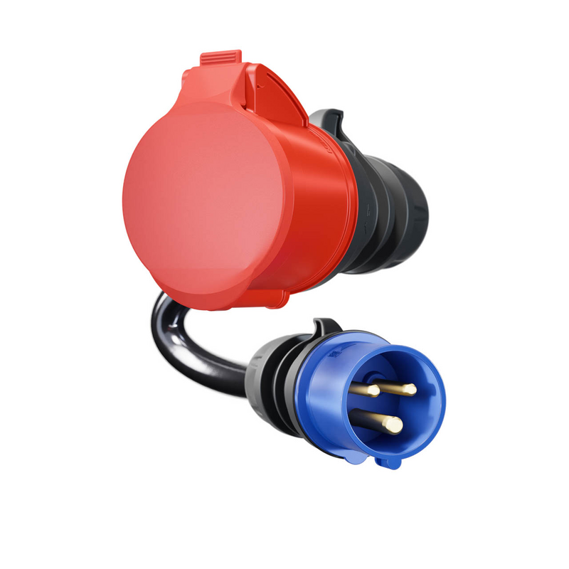 go-e Adapter Gemini flex 11 kW auf CEE blau 16 A go-e Adapter Gemini flex 11 kW auf CEE blau 16 A