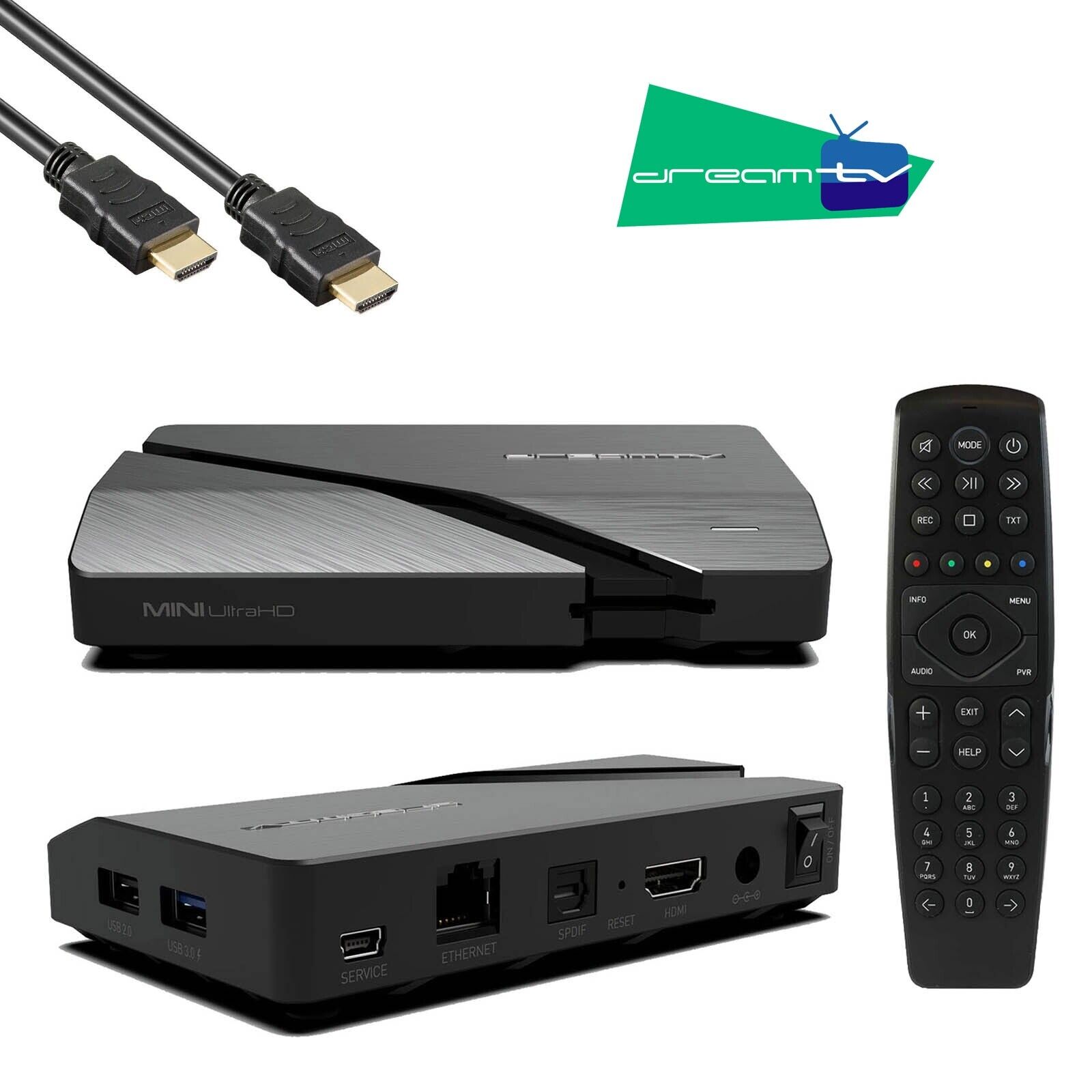 DreamTV Mini Play Ultra HD Android 9.0 IPTV Streamer TV Box IPTV 4K 60f