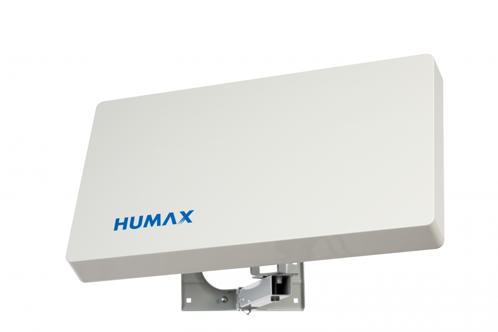Humax Flat 50-Qd - Quad Satelliten-Flachantenne mit Quad-LNB