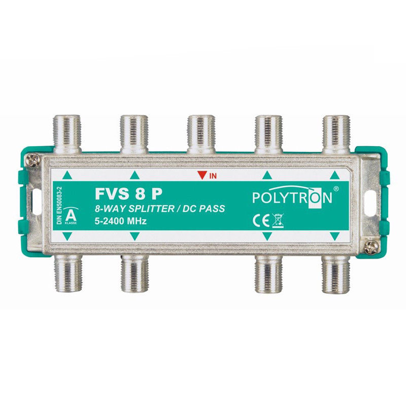 Polytron FVS8 SAT BK Verteiler 8 fach Splitter 5-2400 MHz, Unicable Fähig