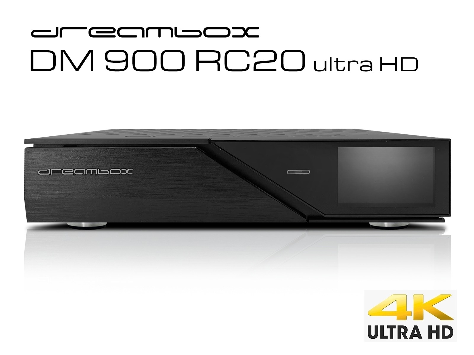 Dreambox DM900 RC20 UHD 4K Sat-Receiver schwarz Twin DVB-S2X FBC Multistream 