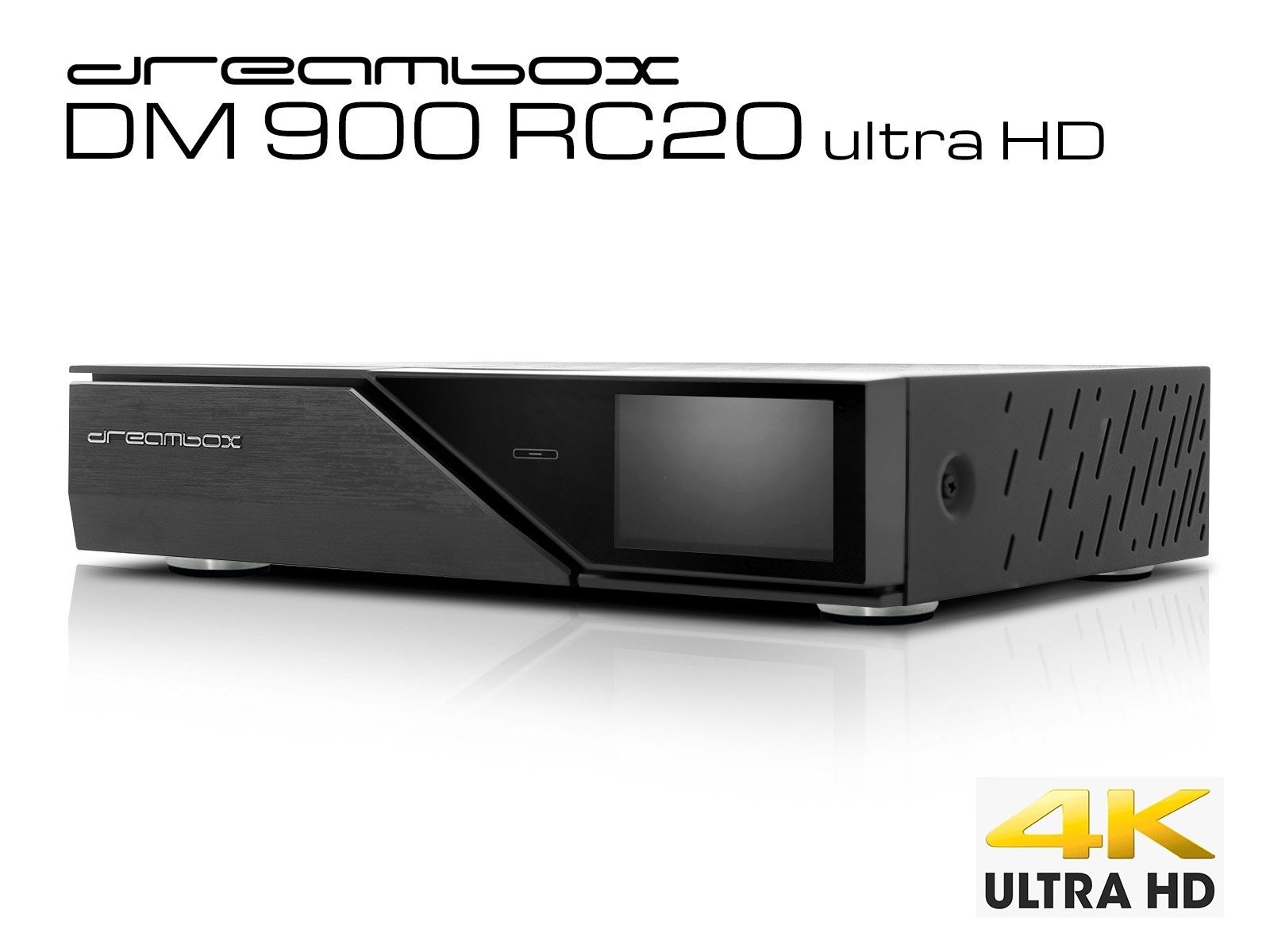 Dreambox DM900 RC20 UHD 4K 1x DVB-S2 FBC Twin Tuner E2 Linux PVR Receiver