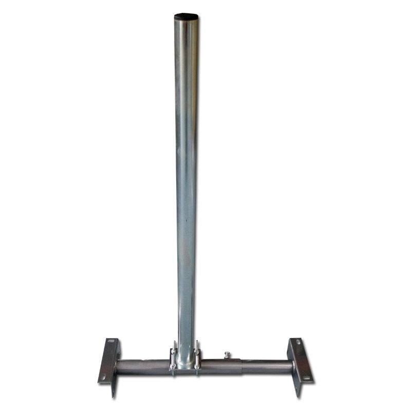 Dachsparrenhalter Aufdachhalter Rund variabel 40-70 cm Mast 60mm 1m