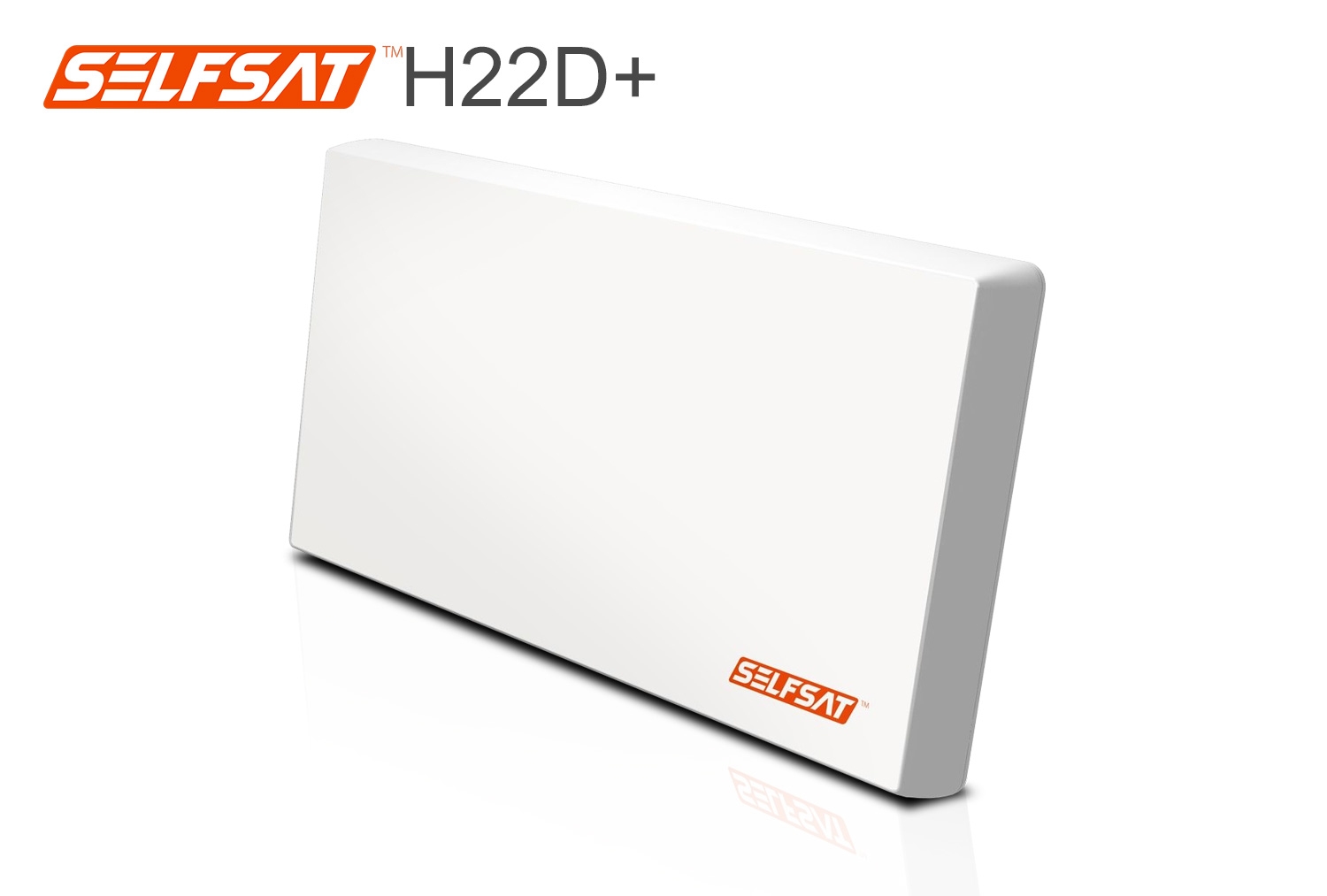 Selfsat H22D+ Flachantenne mit austauschbaren Single LNB